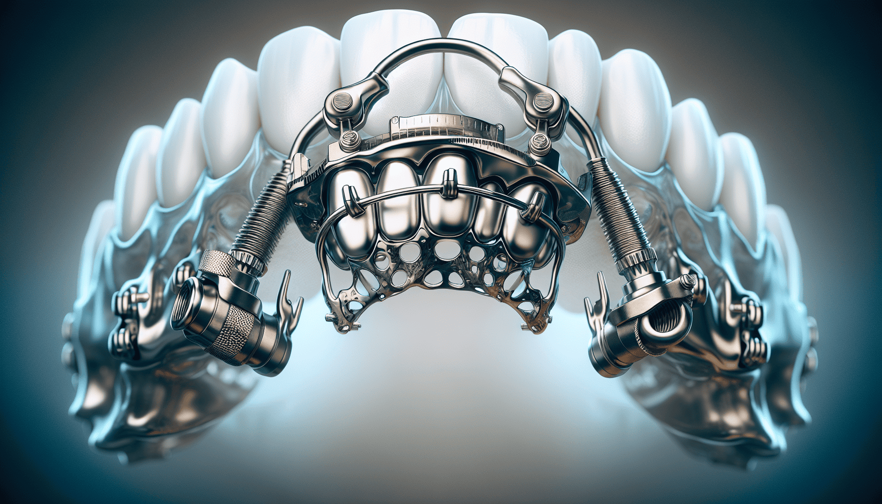 Illustration of palatal expander appliance